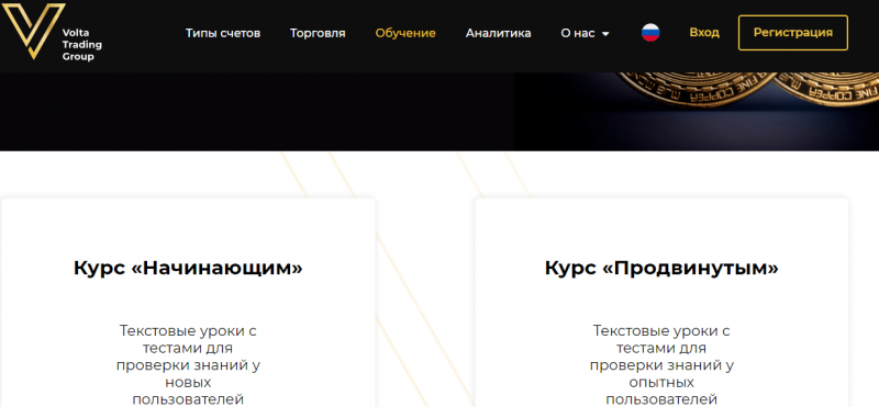 Подробный обзор Volta Trading Group    