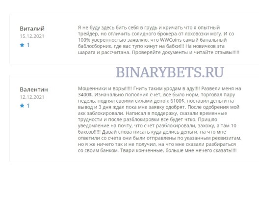 WWCoins – ЛОХОТРОН. Реальные отзывы. Проверка