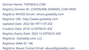TGP Deals – новый скам, созданный под копирку