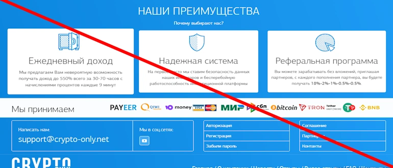 Crypto-Only реальные отзывы о проекте