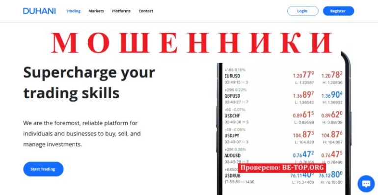 Лохоброкер Duhani Capital. Отзывы клиентов, обзор компании Лохоброкер Duhani Capital. Отзывы клиентов, обзор компании